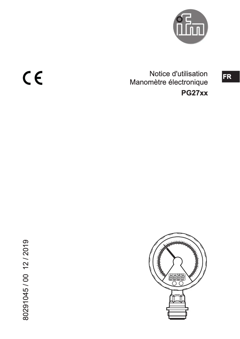 Página 1 del manual Manual de usuario IFM PH4004