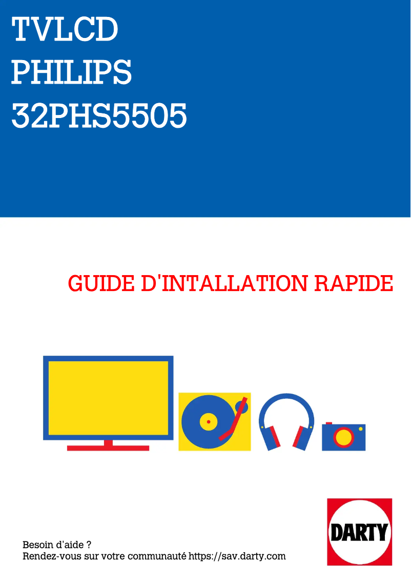 Page 1 of the manual User Manual Philips 32PHS5505