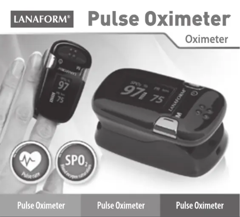 Page 1 de la notice Manuel utilisateur Lanaform Pulse Oximeter