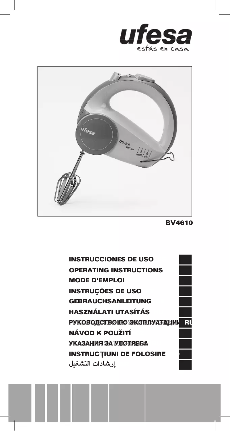 Página 1 del manual Manual de usuario Ufesa BV4610