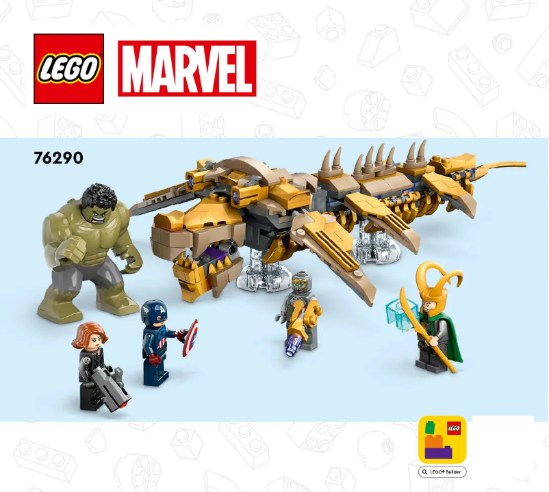 Página 1 del manual Manual de usuario Lego Marvel 76290