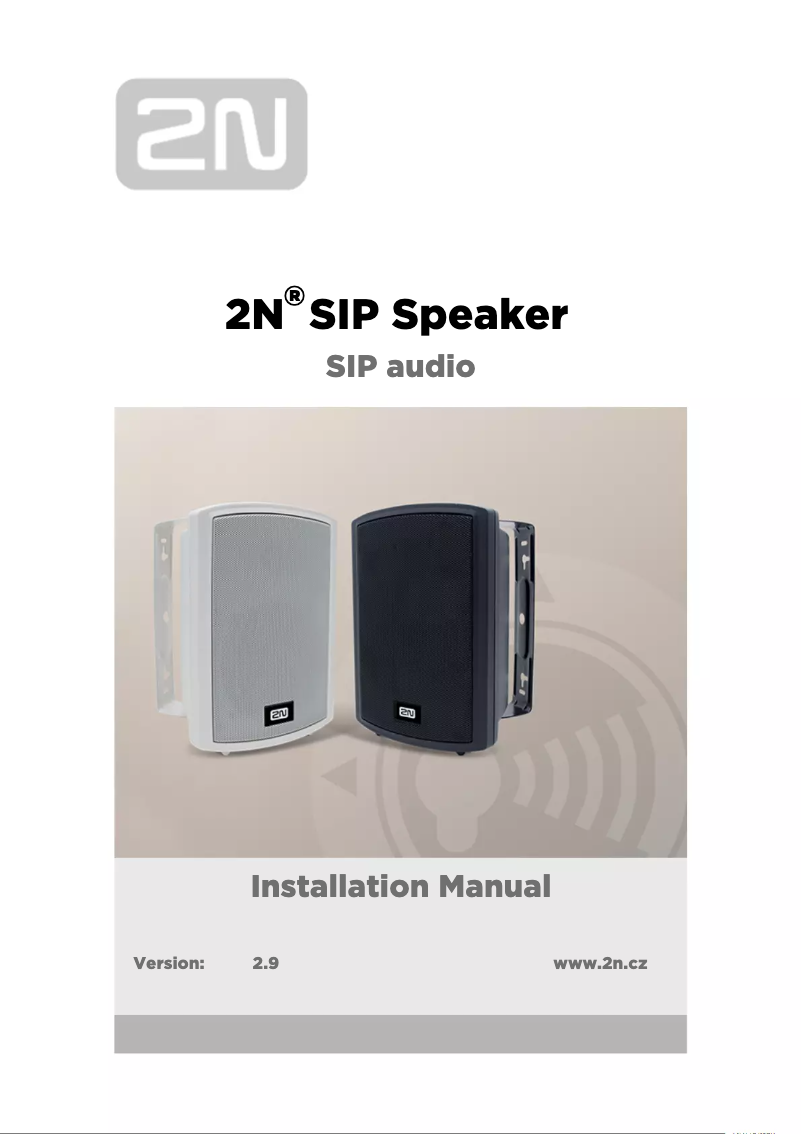 Page 1 de la notice Manuel utilisateur 2N SIP