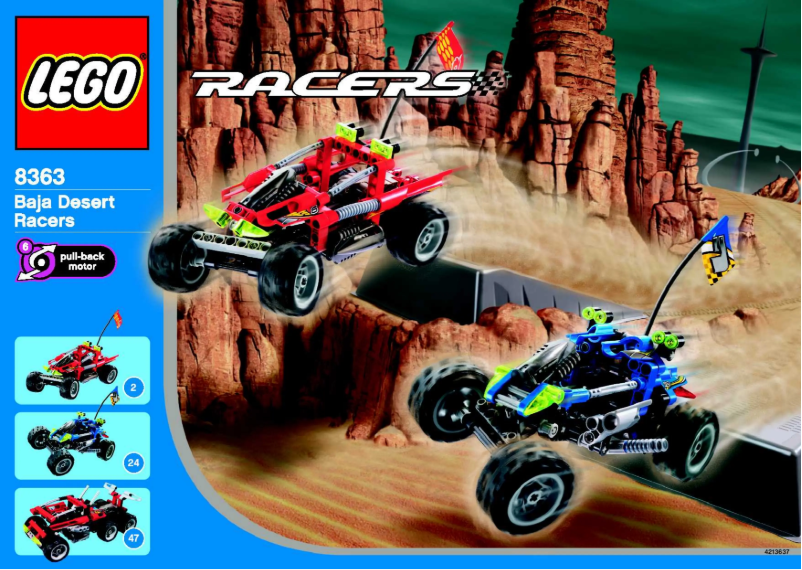 Page 1 de la notice Manuel utilisateur Lego Racers 8363