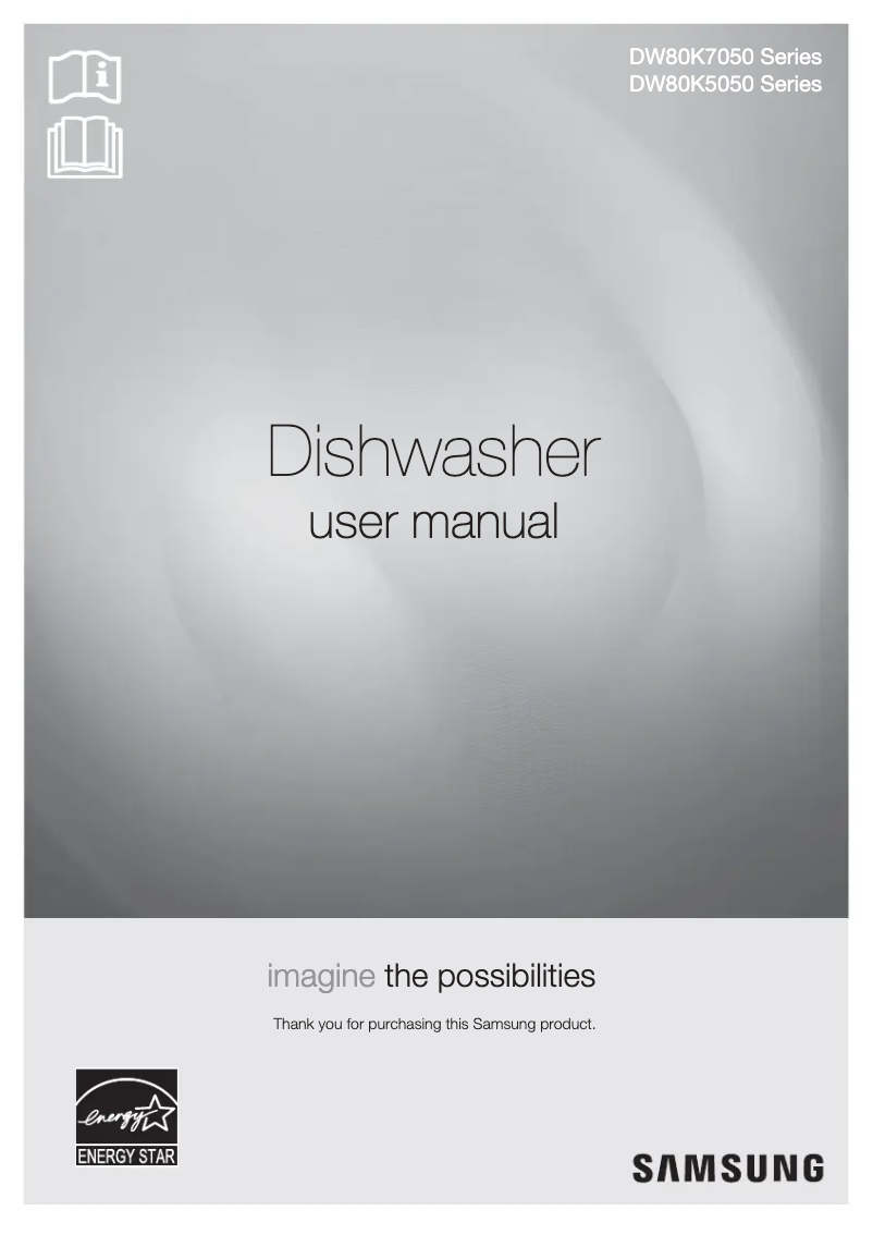 Página 1 del manual Manual de usuario Samsung DW80K7050US