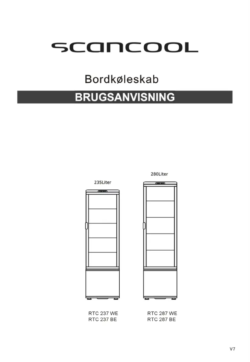 Page 1 of the manual User Manual Scandomestic RTC 287 WE