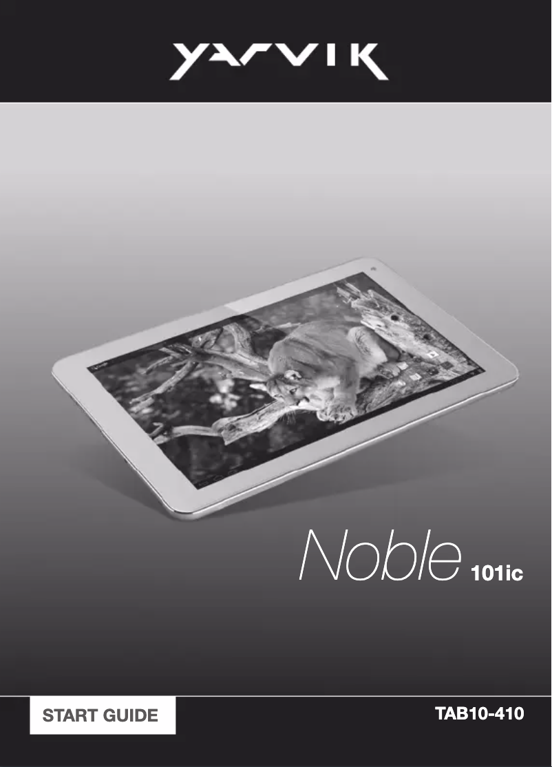 Page 1 de la notice Manuel utilisateur Yarvik Noble 101ic