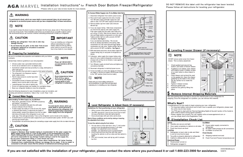 Page 1 de la notice Guide d'installation Mercury MMCFDR23