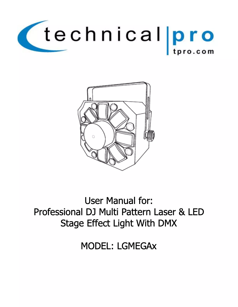 Página 1 del manual Manual de usuario Technical Pro LGMEGAX