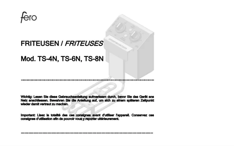 Page 1 de la notice Manuel utilisateur Fero TS-6N H9600