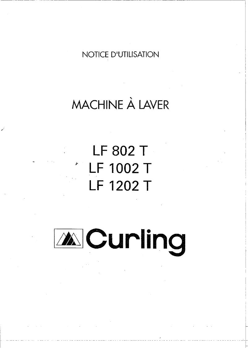 Página 1 del manual Manual de usuario Curling LF 1002 T