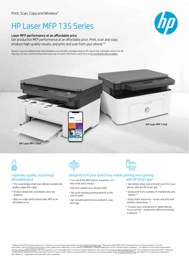 Page 1 de la notice Manuel utilisateur HP Laser MFP 137fnw