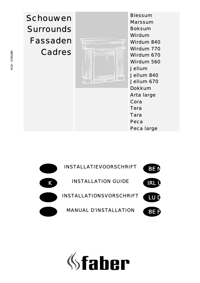 Page 1 of the manual User Manual Faber Tara