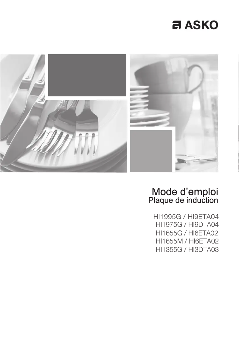 Page 1 of the manual User Manual Asko HI1995G