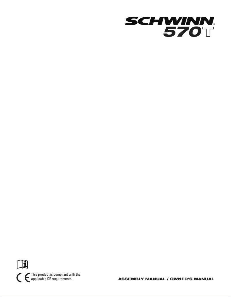 Página 1 del manual Manual de instrucciones Schwinn 570T