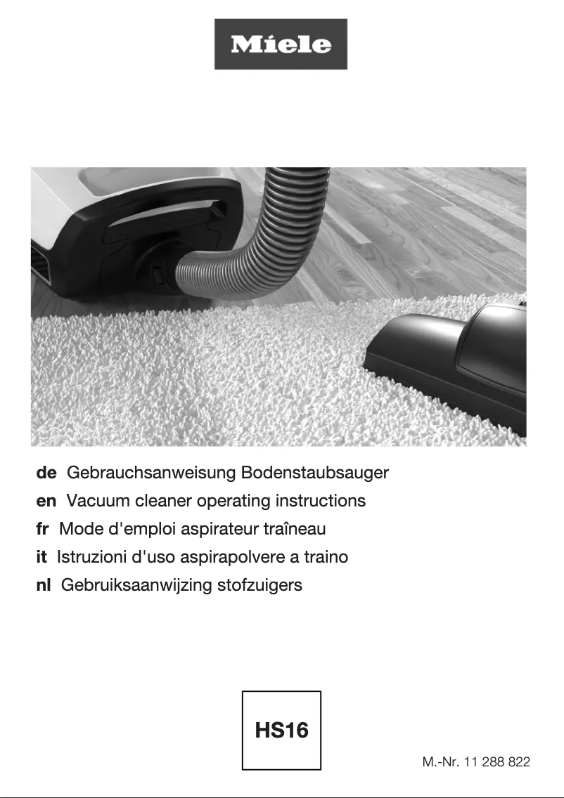 Page 1 de la notice Fiche technique Miele Blizzard CX1 Comfort XL