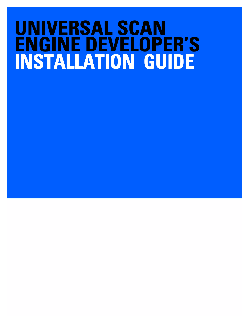 Page 1 de la notice Manuel utilisateur Zebra SE4500