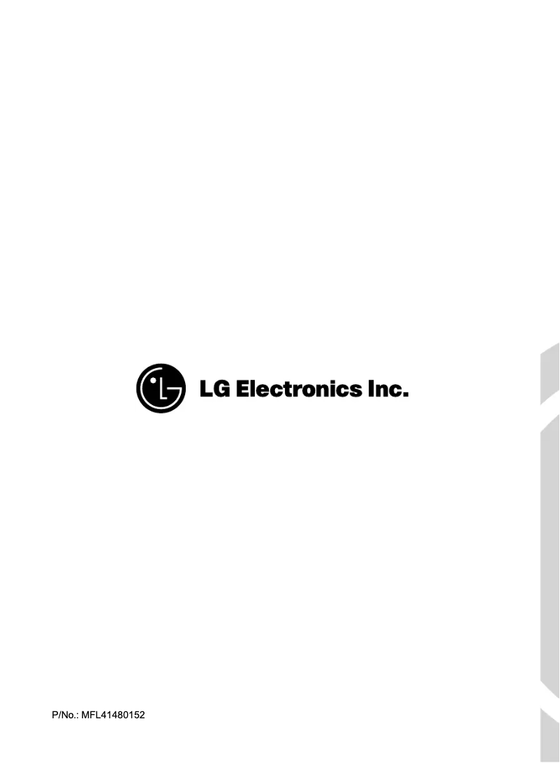 Page 1 de la notice Manuel utilisateur LG F1409TDS