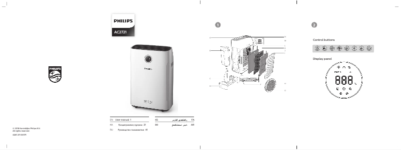 Página 1 del manual Manual de usuario Philips AC2721