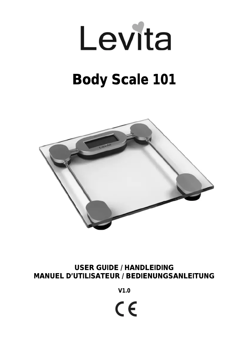 Página 1 del manual Manual de usuario Levita Body Scale 101