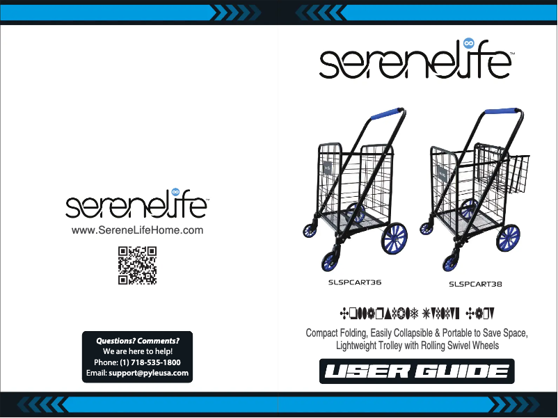 Page 1 de la notice Manuel utilisateur SereneLife SLSPCART38