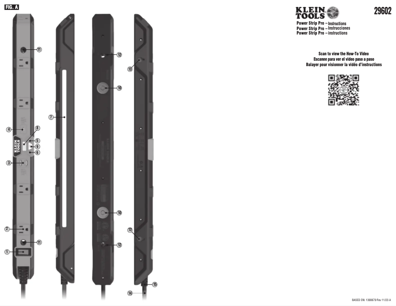 Page 1 de la notice Manuel utilisateur Klein Tools 29602