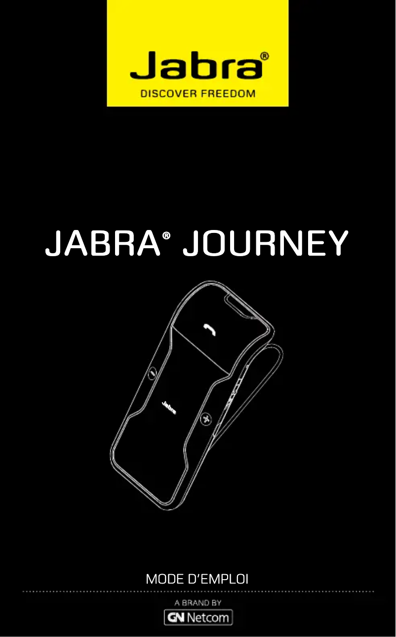 Page 1 de la notice Manuel utilisateur Jabra JOURNEY