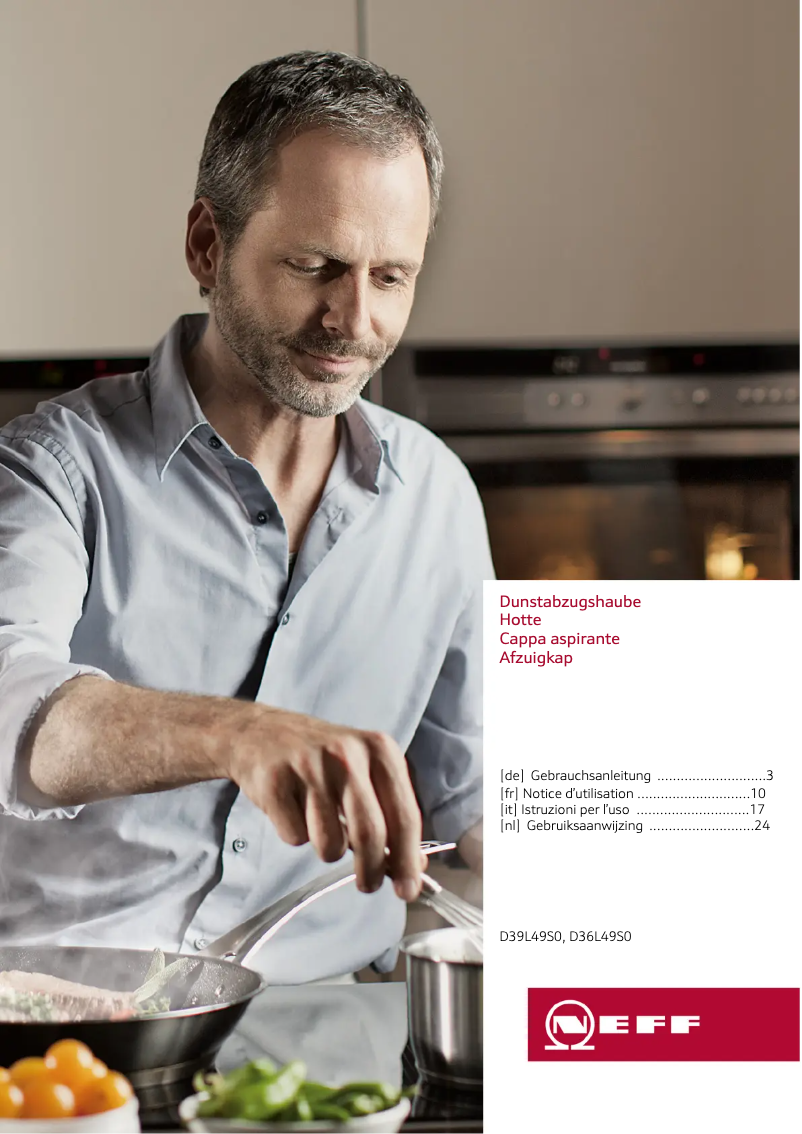 Page 1 of the manual User Manual Neff D39L49S0