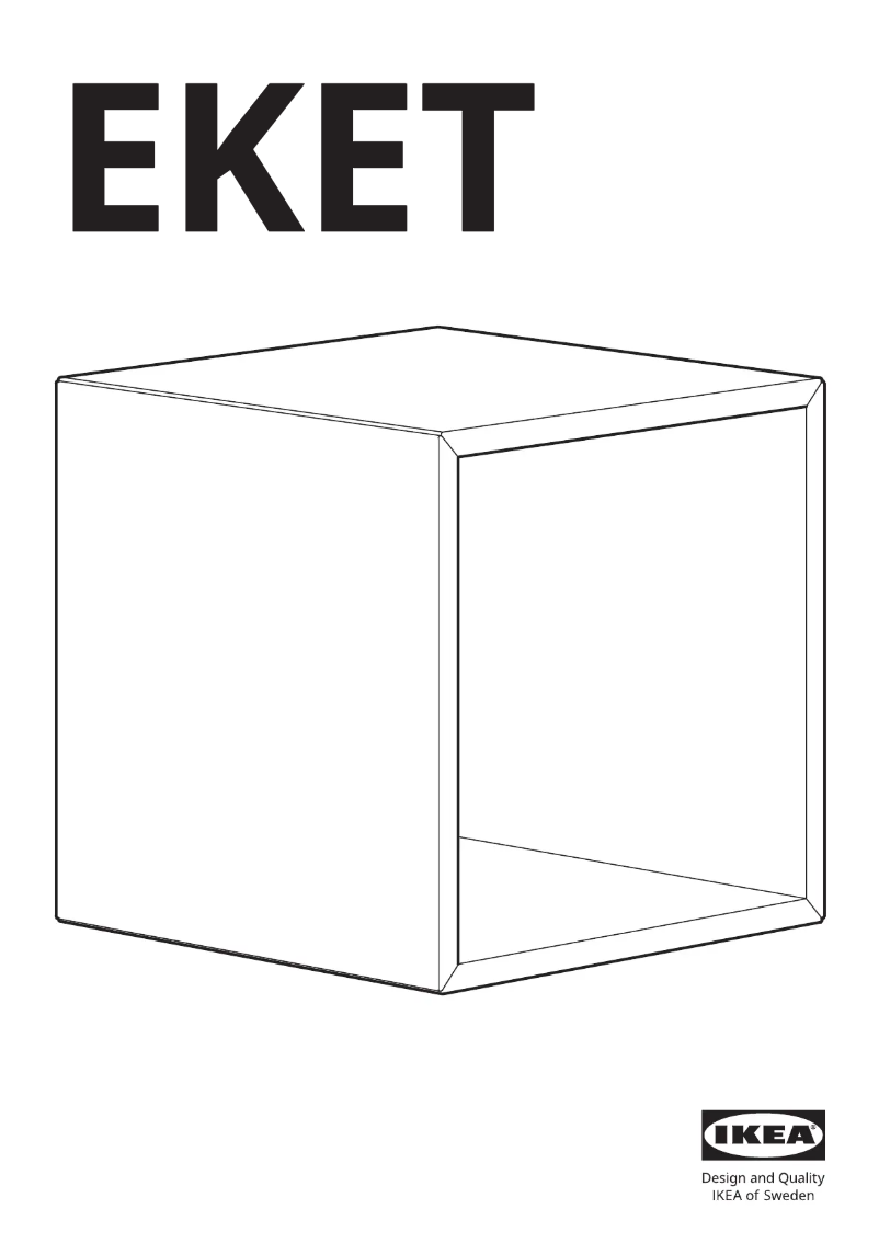 Page 1 de la notice Manuel utilisateur Ikea EKET 605.305.77