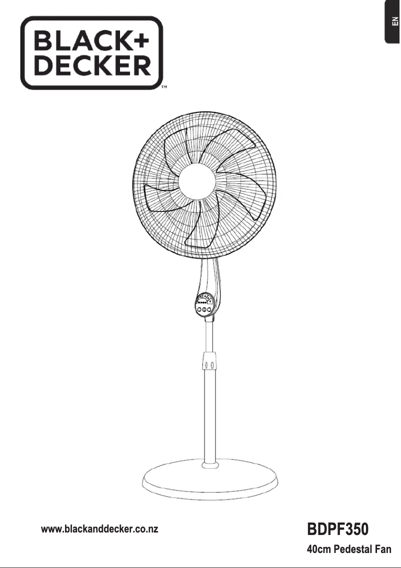 Página 1 del manual Manual de usuario Black & Decker BDPF350