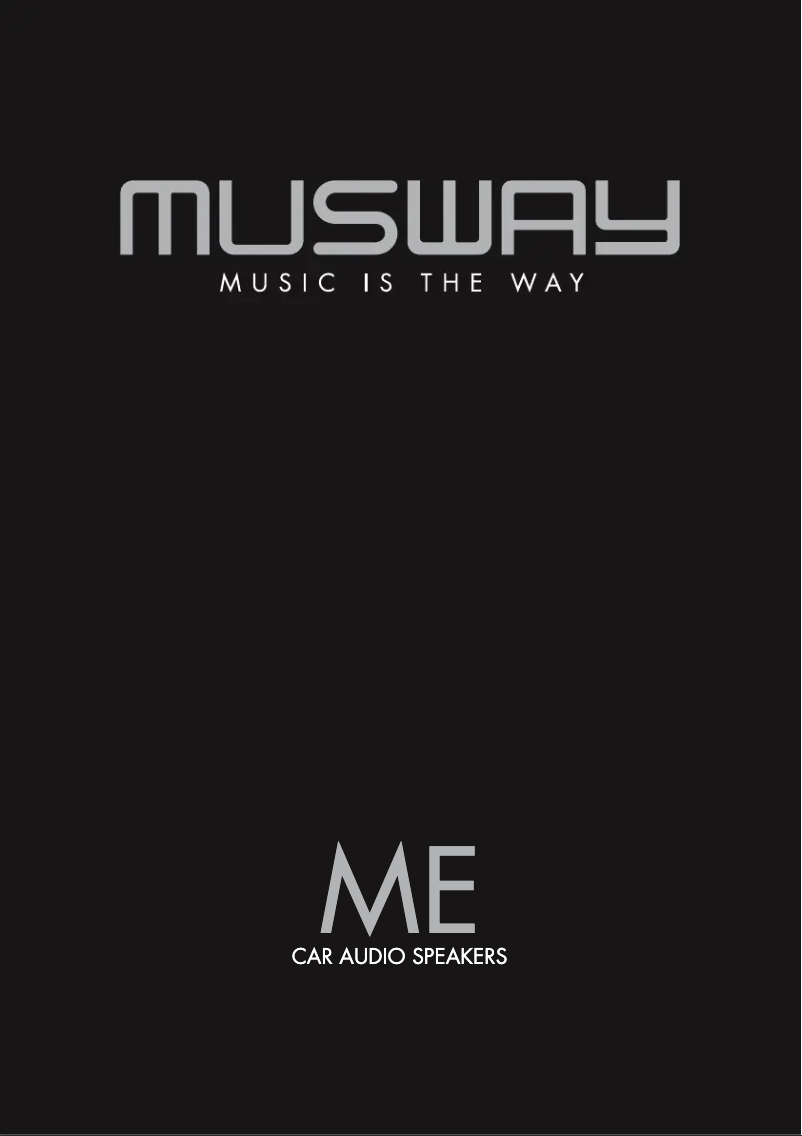 Page 1 de la notice Manuel utilisateur Musway ME32