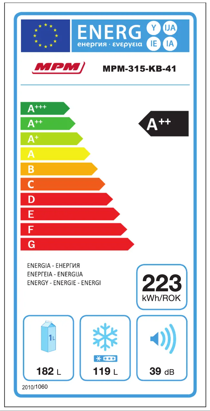 Page 1 de la notice Manuel utilisateur MPM MPM-315-KB-41