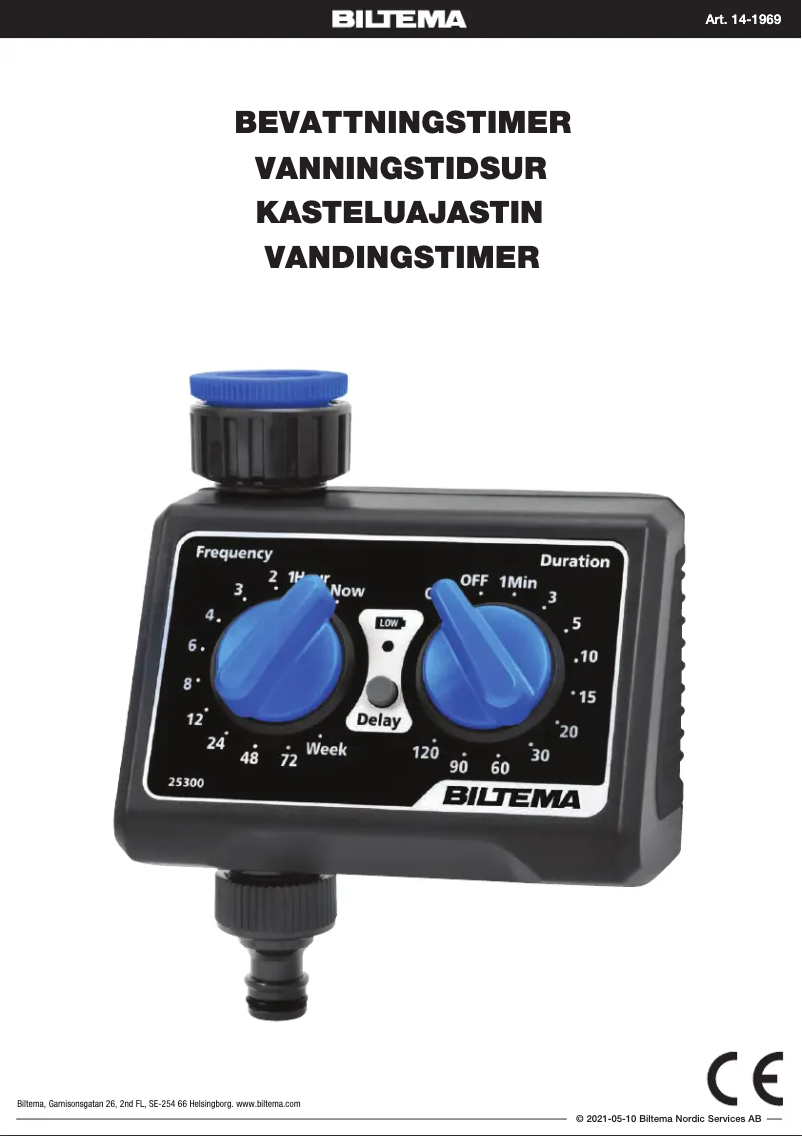 Page 1 de la notice Manuel utilisateur Biltema 14-1969