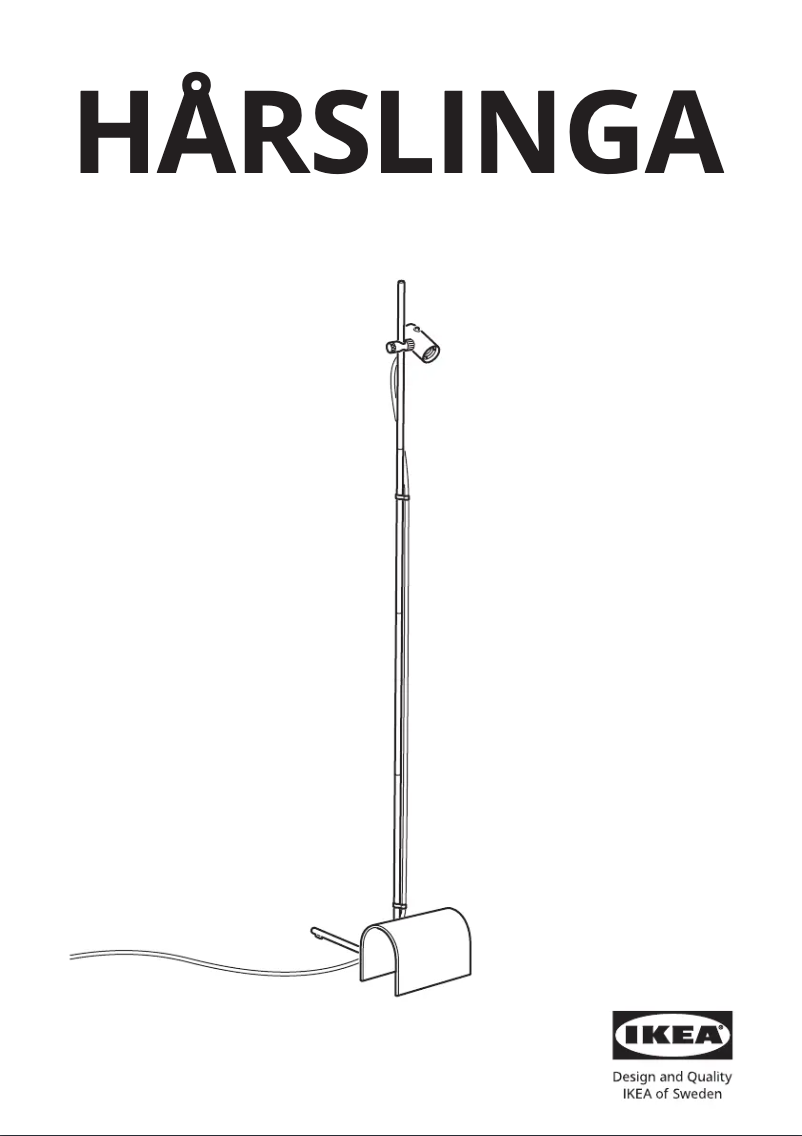 Page 1 de la notice Manuel utilisateur Ikea LUNNOM 905.564.91