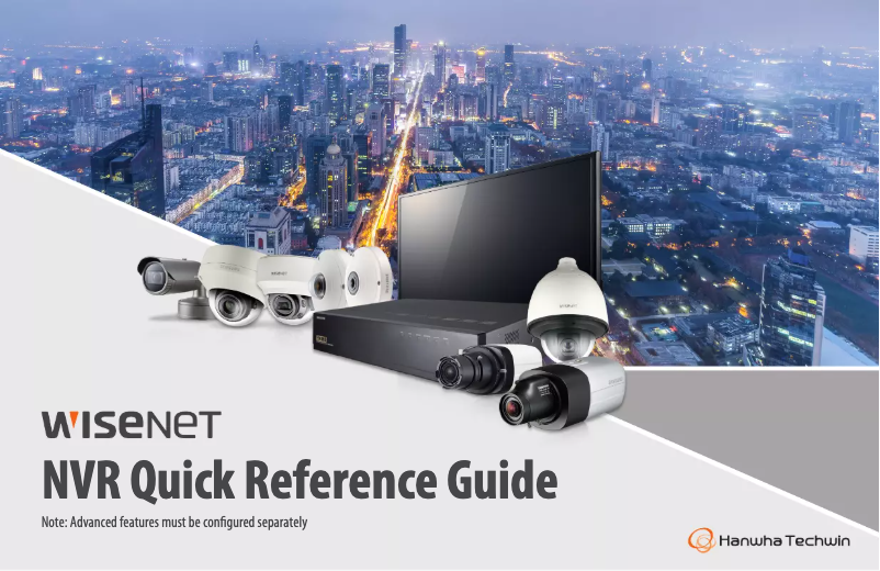 Page 1 de la notice Manuel utilisateur Hanwha XRN-1610A