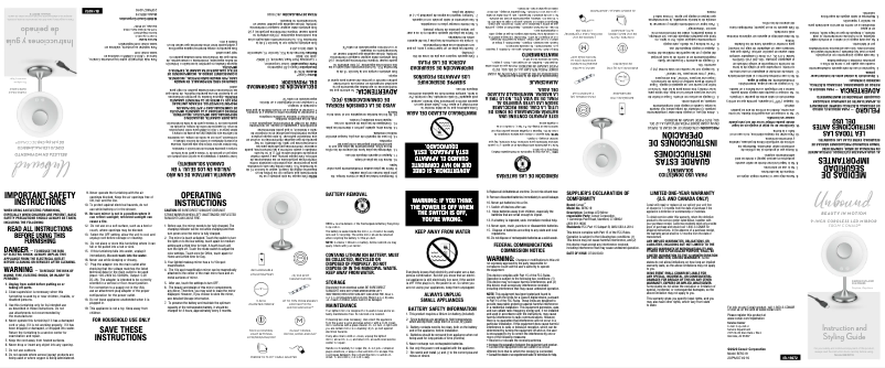 Página 1 del manual Manual de usuario Conair BERC19