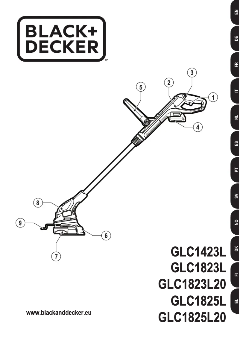 Página 1 del manual Manual de usuario Black & Decker GLC1823L