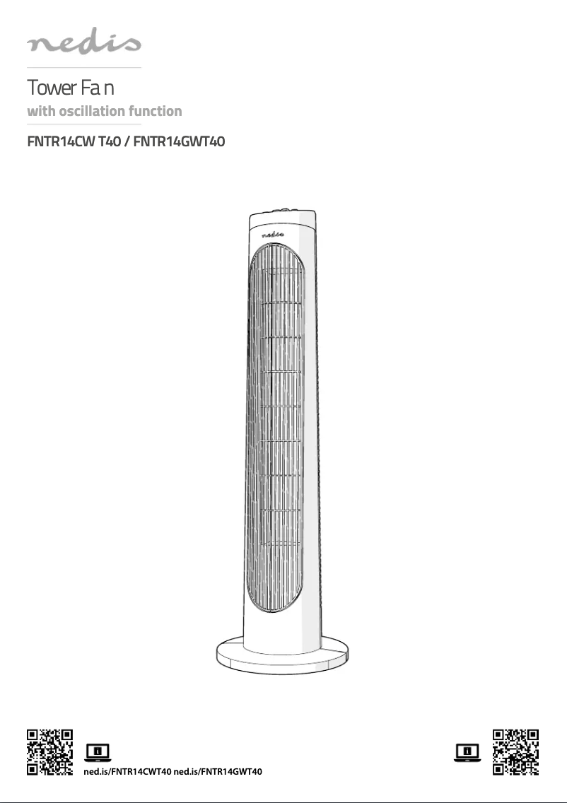 Page 1 de la notice Manuel utilisateur Nedis FNTR14CWT40
