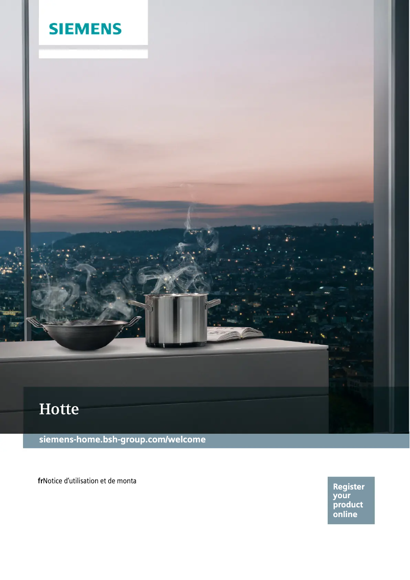 Page 1 de la notice Manuel utilisateur Siemens LC87JHM60