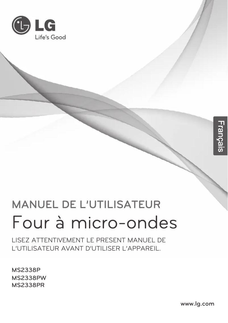 Page 1 of the manual User Manual LG MS2338PW