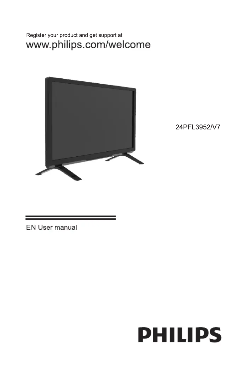 Página 1 del manual Manual de usuario Philips 24PFL3952