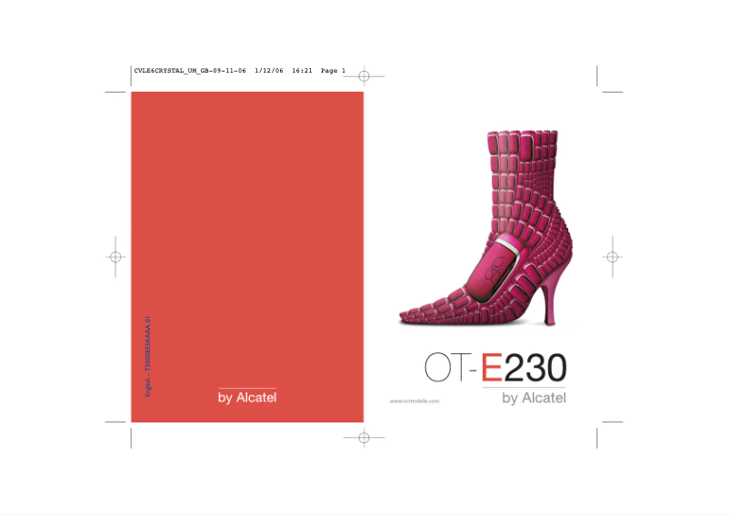 Page 1 de la notice Manuel utilisateur Alcatel One Touch E230