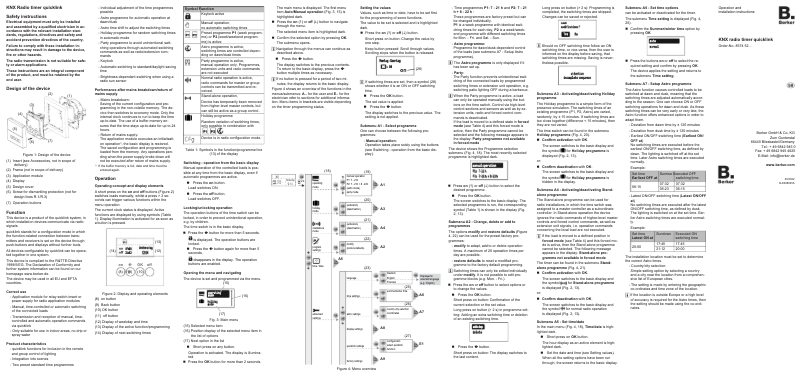 Page 1 de la notice Manuel utilisateur Hager 85745231