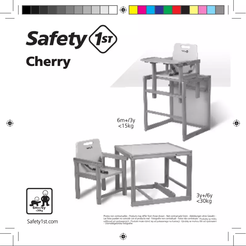 Page 1 of the manual User Manual Safety 1st Cherry