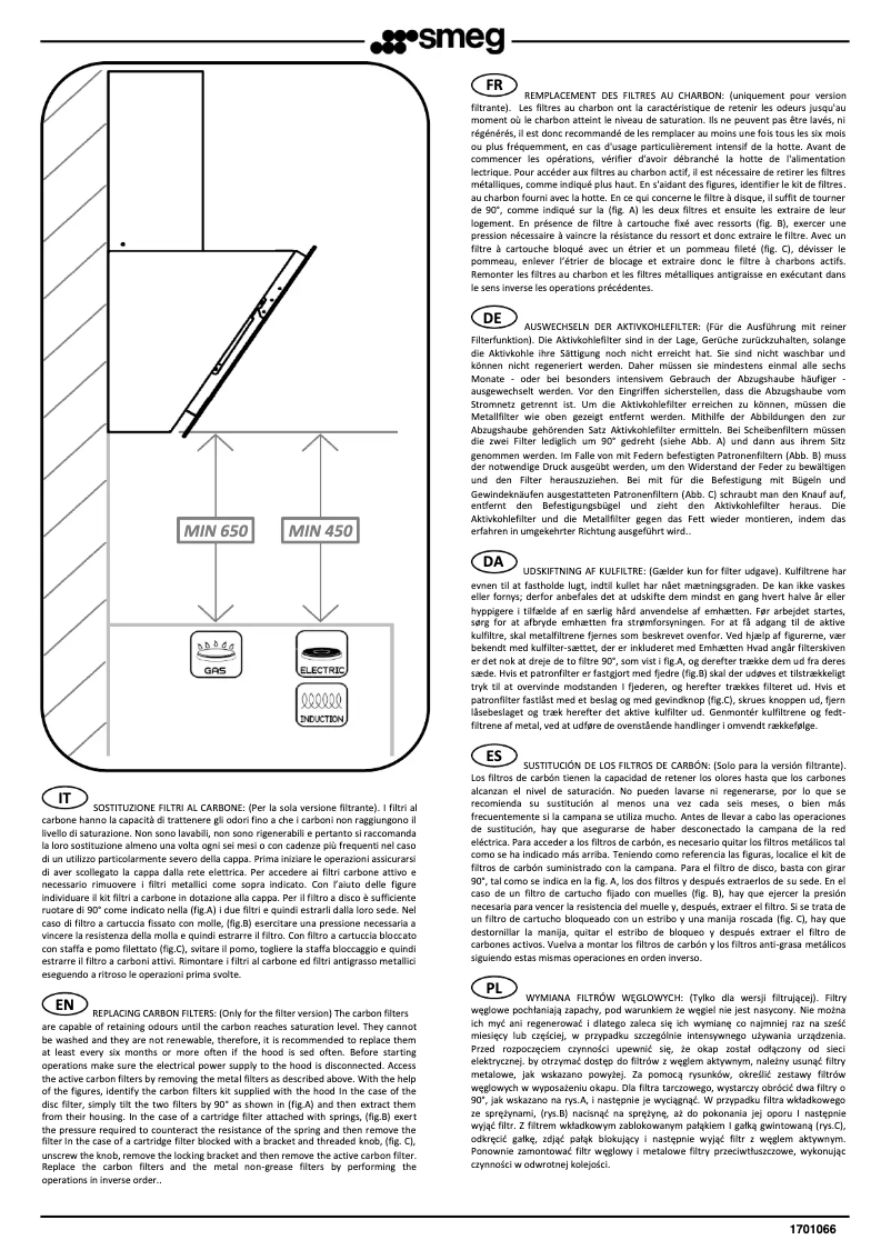 Page 1 de la notice Brochure Smeg KV26P