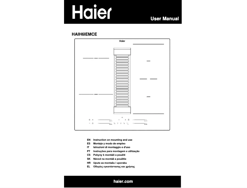 Página 1 del manual Manual de usuario Haier HAIH6IEMCE