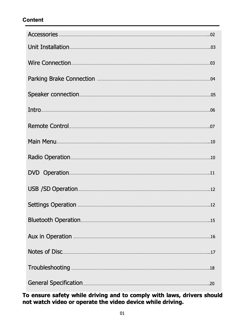 Page 1 de la notice Manuel utilisateur SSL DD761BW