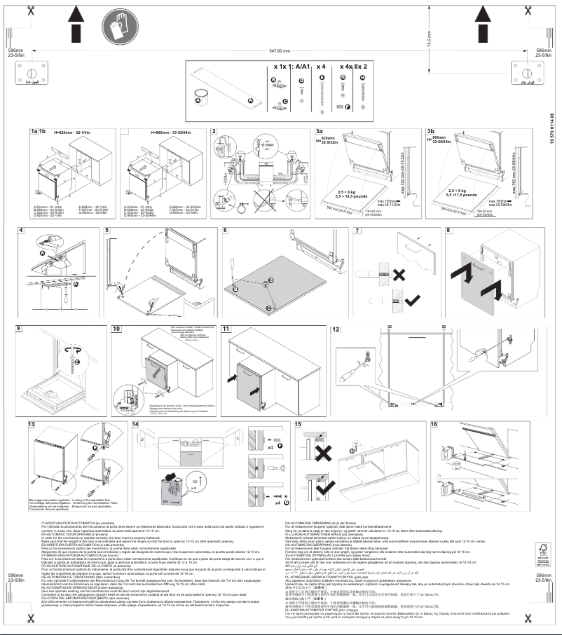 Page 1 de la notice Manuel utilisateur Smeg STP522