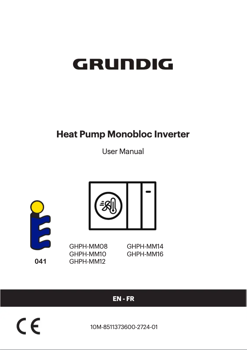 Page 1 de la notice Manuel utilisateur Grundig GHPH-MM16
