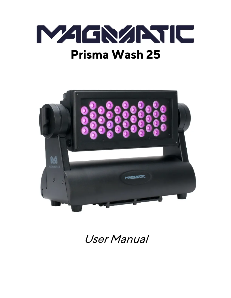 Page 1 de la notice Manuel utilisateur Elation Prisma Wash 25