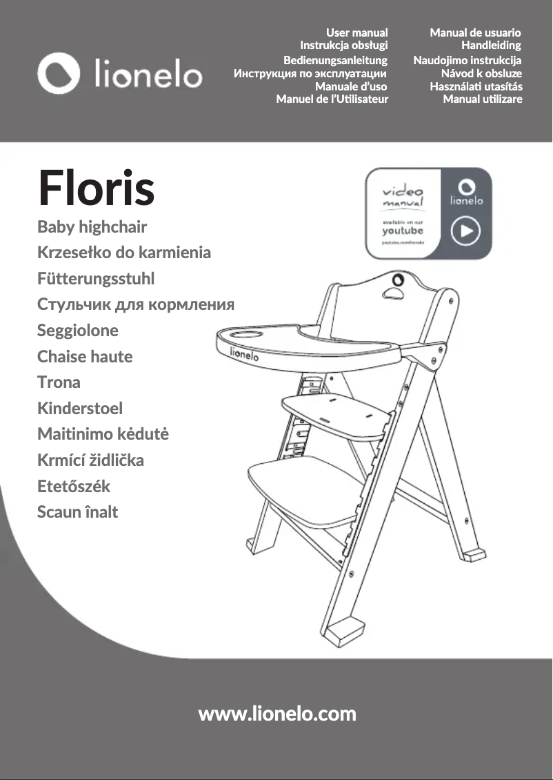 Page 1 de la notice Manuel utilisateur Lionelo Floris